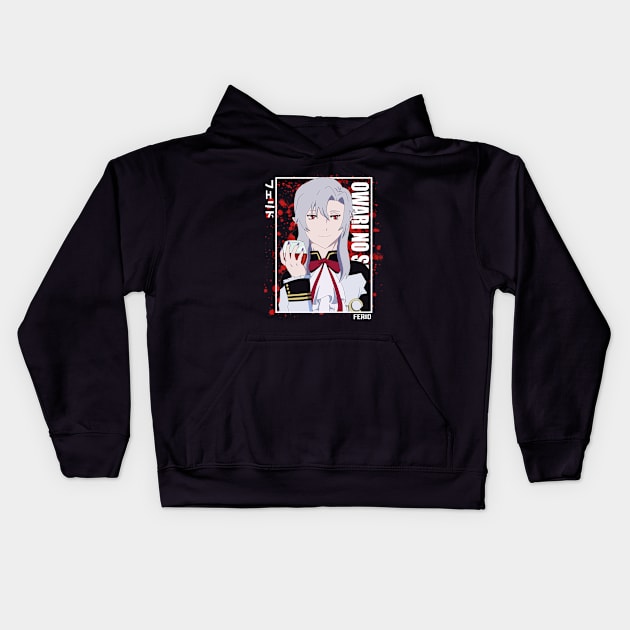 Ferid Bathory - Owari no Seraph Kids Hoodie by Otaku Emporium